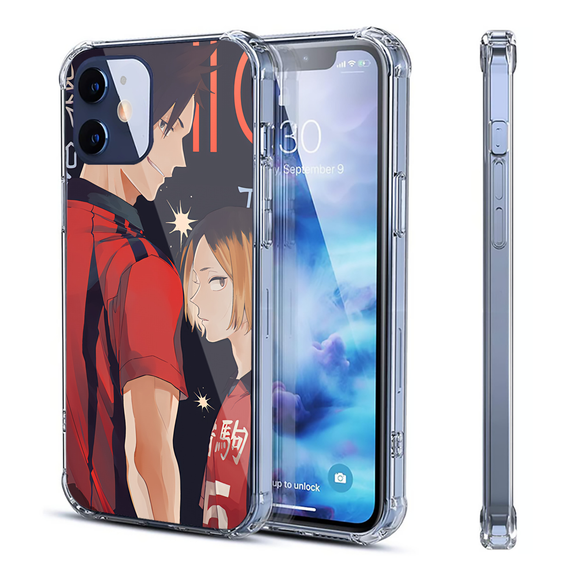 （画像用） ハイキュー!! Haikyu!! 【iPhone 12シリーズ対応】透明スマホケース（クリアソフトケース）